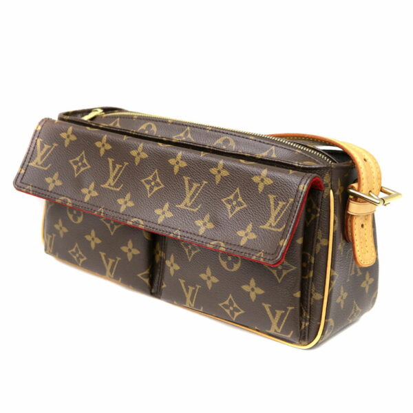 22 3667 1 Louis Vuitton Viva Cite MM Shoulder Bag Monogram Canvas Brown