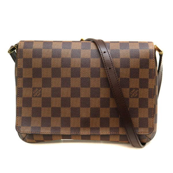 22 367 1 Louis Vuitton Musette Tango Short Shoulder Bag Damier Brown