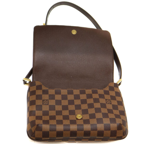 22 367 8 Louis Vuitton Musette Tango Short Shoulder Bag Damier Brown