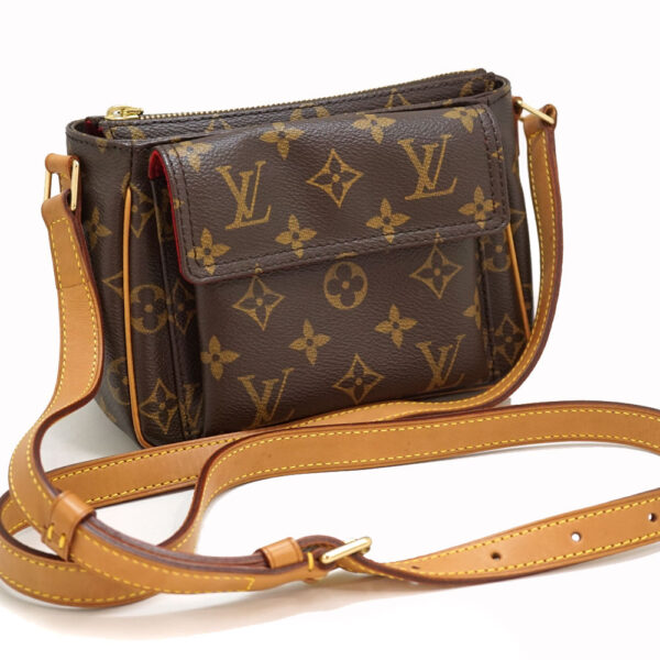 22 376 Louis Vuitton Viva Cite PM Shoulder Bag Canvas Brown