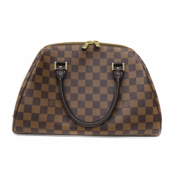 22 3836 2 Louis Vuitton Rivera MM Handbag Damier Canvas Ebene Brown