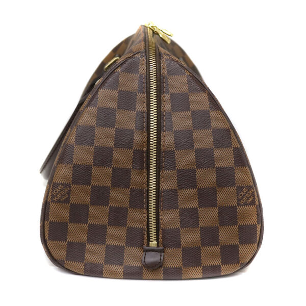 22 3836 3 Louis Vuitton Rivera MM Handbag Damier Canvas Ebene Brown