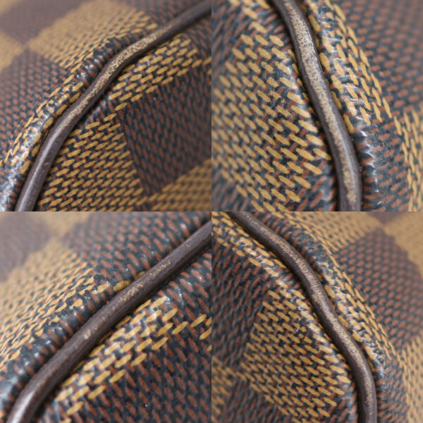 22 3836 6 Louis Vuitton Rivera MM Handbag Damier Canvas Ebene Brown