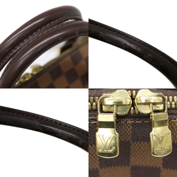 22 3836 7 Louis Vuitton Rivera MM Handbag Damier Canvas Ebene Brown