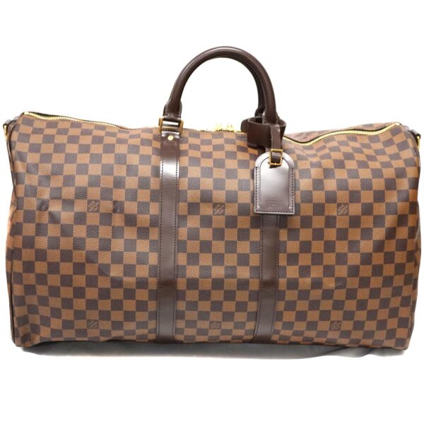 22 3839 1 Louis Vuitton Keepall Bandouliere 55 Damier Bag