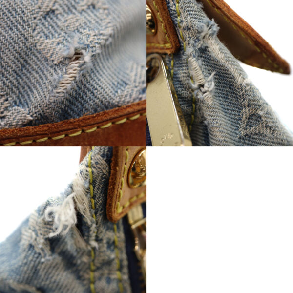 22 3922 10 Louis Vuitton Baggy PM Handbag Denim Blue