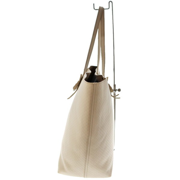 22 4030 3 Bottega Veneta Tote Bag Leather White Off White