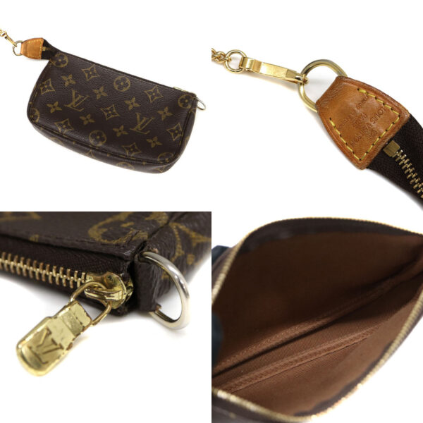 22 4439 11 Louis Vuitton Bucket PM Shoulder Bag Monogram Canvas Brown