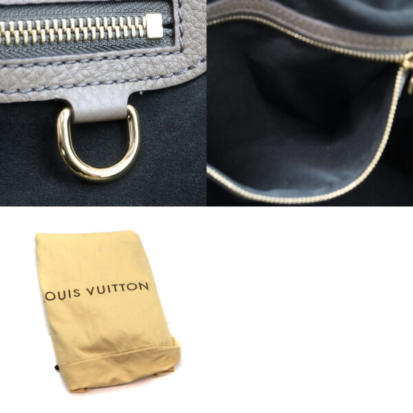 22 4500 8 Louis Vuitton Mahina L Handbag Mahina Punching Black