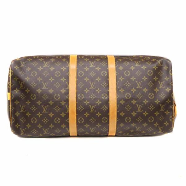 22 4663 5 Louis Vuitton Keepall Bandouliere 55 Travel Bag Canvas Brown