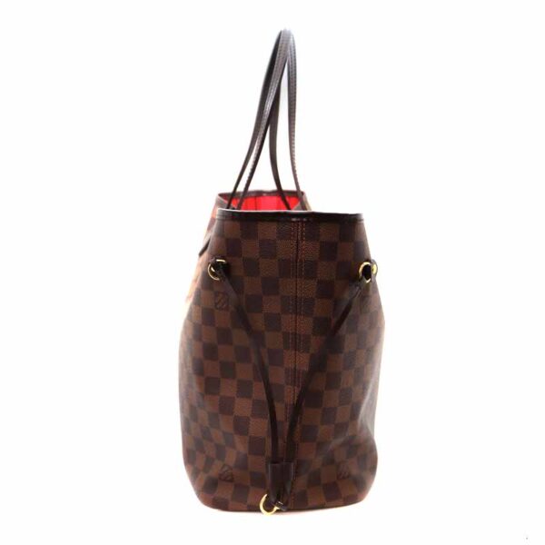 22 4910 4 Louis Vuitton Neverfull MM Tote Bag Canvas Brown