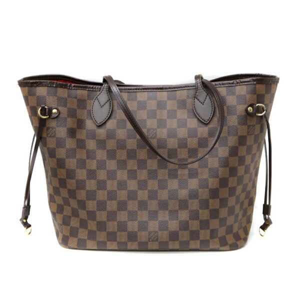 22 5016 2 Louis Vuitton Neverfull MM Tote Bag Canvas Brown