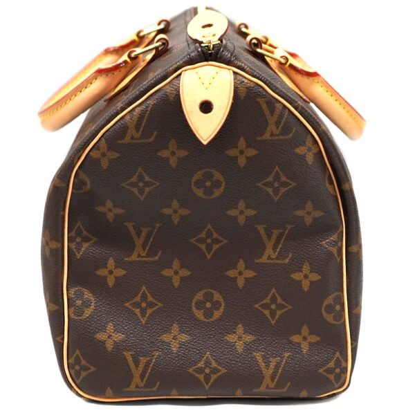 22 5075 3 Louis Vuitton Speedy 30 Handbag Monogram Canvas Brown