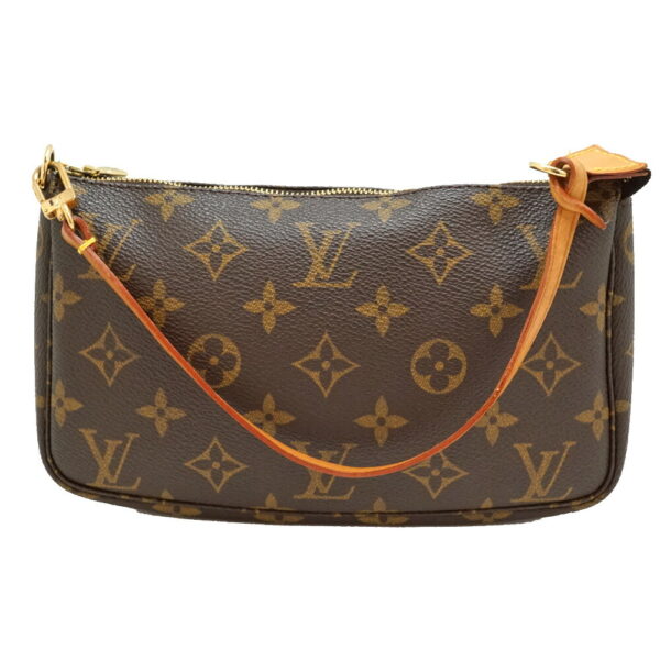 22 5207 Louis Vuitton Pochette Accessory Pouch Monogram Canvas Brown