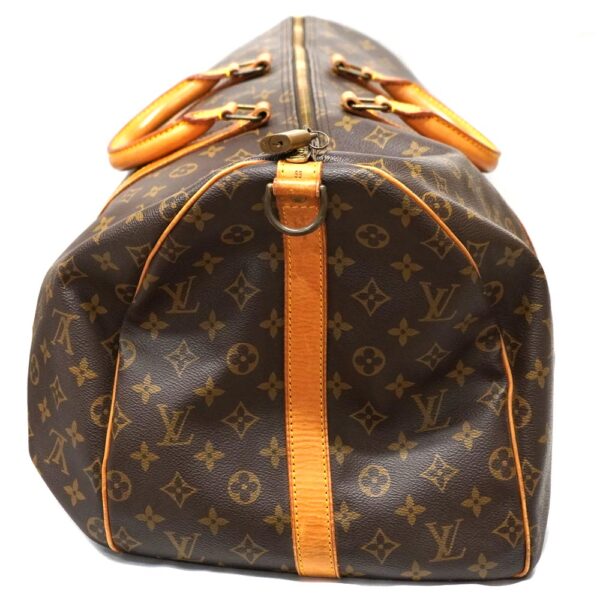 22 5209 4 Louis Vuitton Keepall Bandouliere 55 Monogram Canvas Bag Brown