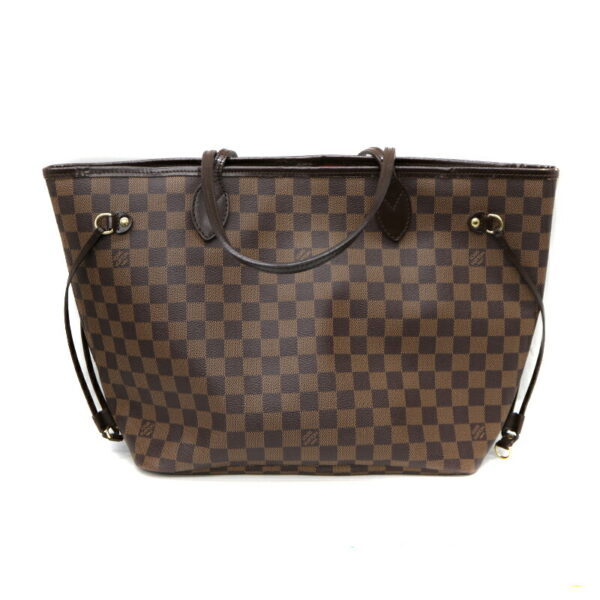 22 5244 2 Louis Vuitton Neverfull MM Tote Bag Damier Canvas Brown