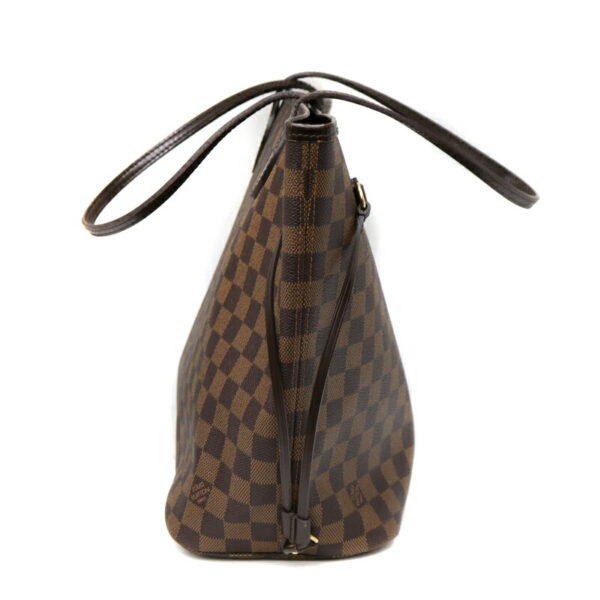 22 5244 3 Louis Vuitton Neverfull MM Tote Bag Damier Canvas Brown