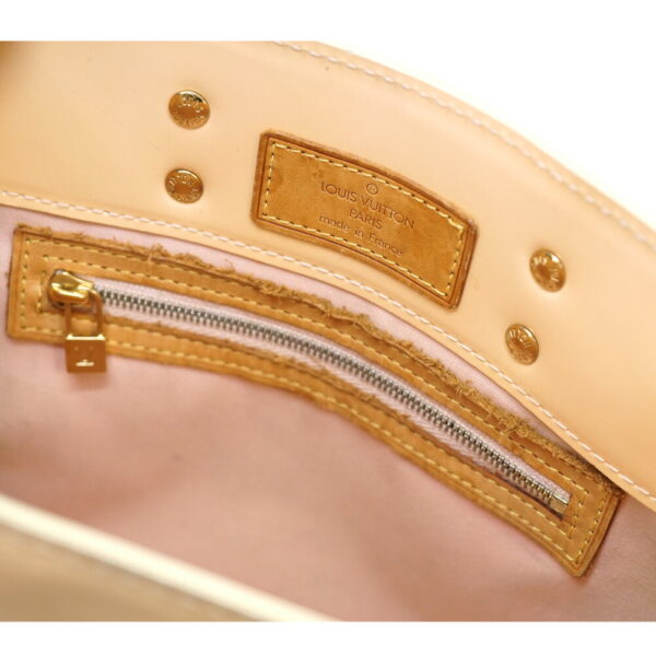 22 533 10 Louis Vuitton Lead PM Handbag Monogram Vernis Marshmallow Pink