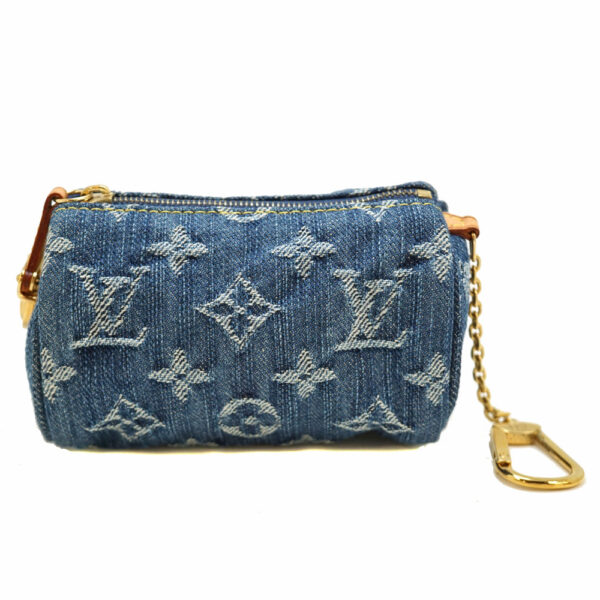 22 5347 Louis Vuitton Truth Speedy Pouch Denim Blue