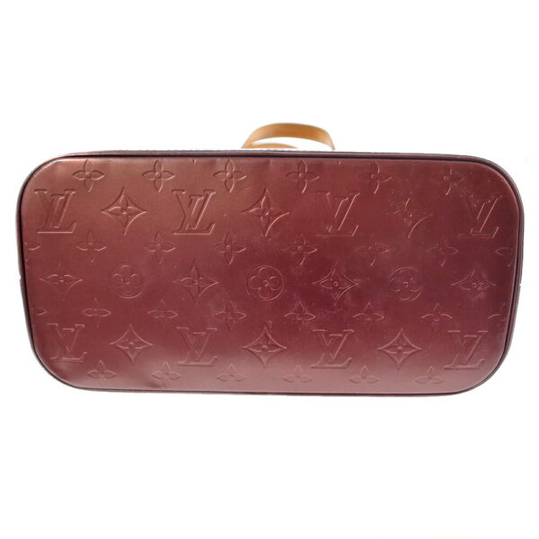 22 5424 4 Louis Vuitton Stockton Tote Bag Leather Monogram Matte Bordeaux