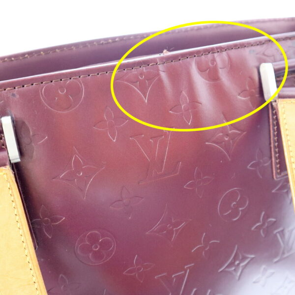 22 5424 8 Louis Vuitton Stockton Tote Bag Leather Monogram Matte Bordeaux