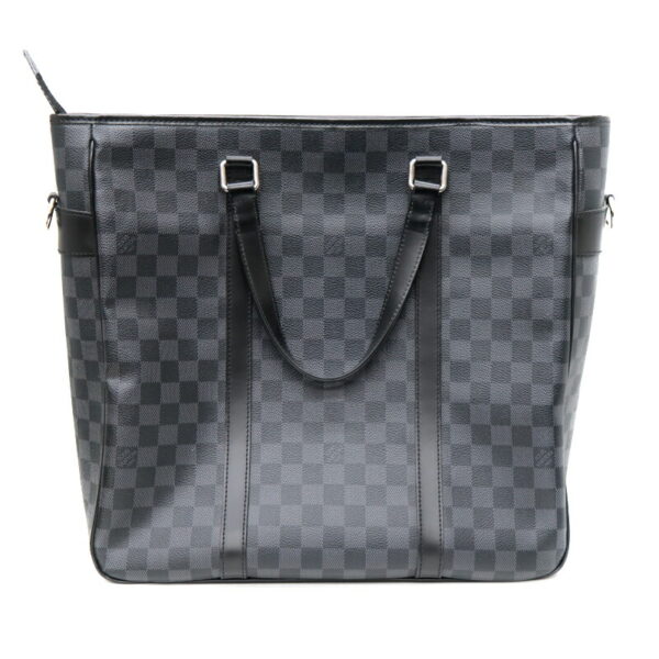 22 5509 1 Louis Vuitton Tadao 2WAY Bag Damier Canvas Graphite Black