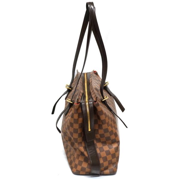 22 5763 3 Louis Vuitton Chelsea Tote Bag Damier Ebene Canvas Brown