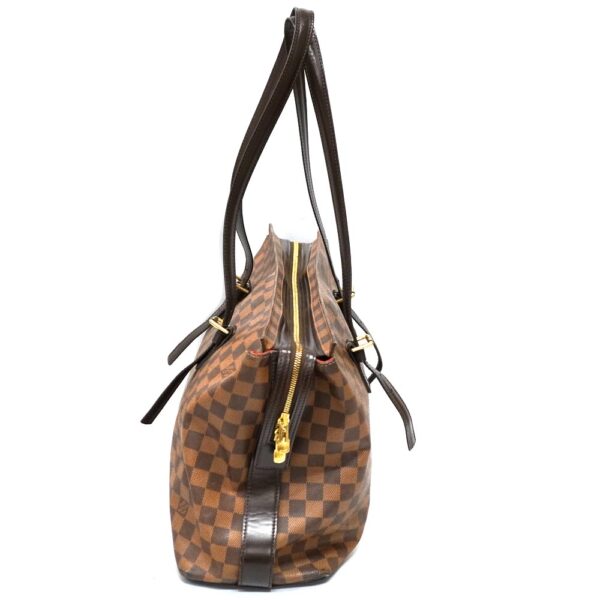 22 5763 4 Louis Vuitton Chelsea Tote Bag Damier Ebene Canvas Brown