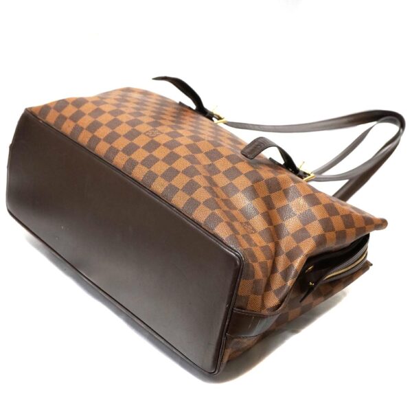 22 5763 6 Louis Vuitton Chelsea Tote Bag Damier Ebene Canvas Brown