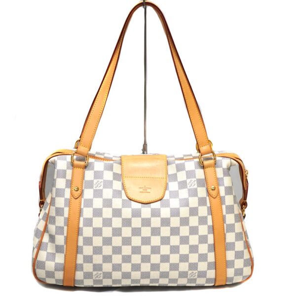 22 6000 2 Louis Vuitton Stresa PM Shoulder Bag Damier Azur White