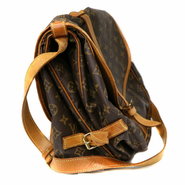 22 605 3 Louis Vuitton Saumur 35 Shoulder Bag Monogram Canvas Brown