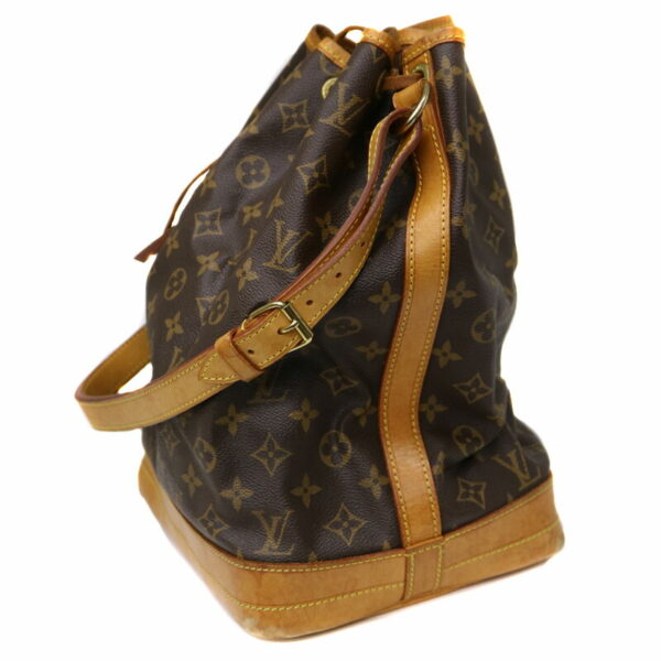 22 607 4 Louis Vuitton Noe Shoulder Bag Monogram Canvas Brown