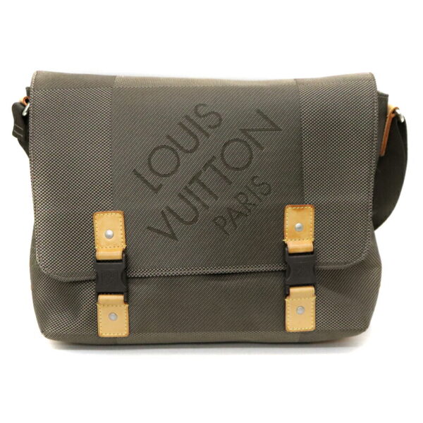 22 6080 1 Louis Vuitton Jean Lou Shoulder Bag Damier Canvas Brown