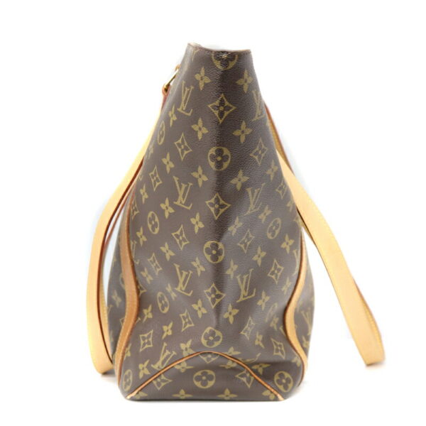 22 6419 3 Louis Vuitton Shopping Handbag Canvas Brown