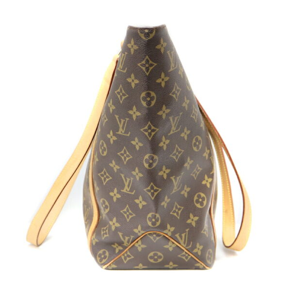 22 6419 4 Louis Vuitton Shopping Handbag Canvas Brown