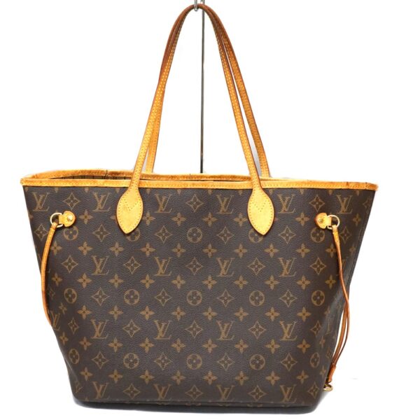 22 6650 1 Louis Vuitton Neverfull MM Tote Bag Monogram Canvas Brown Beige