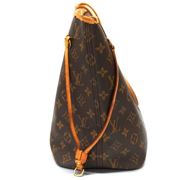 22 6650 4 Louis Vuitton Neverfull MM Tote Bag Monogram Canvas Brown Beige