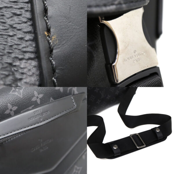 22 6672 7 Louis Vuitton Messenger Voyage PM Shoulder Bag Eclipse Black