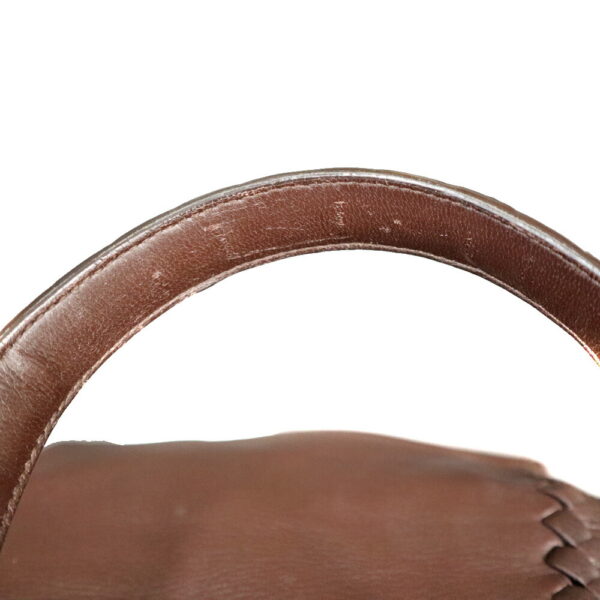 22 6674 11 Bottega Veneta Tote Bag Leather Brown