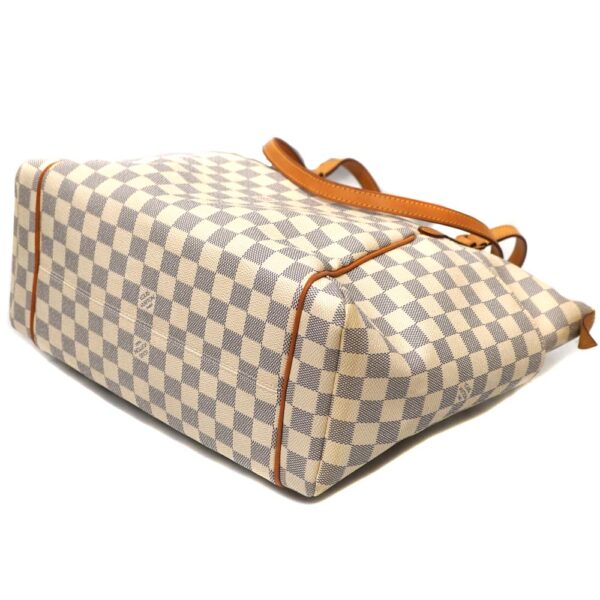 22 6693 6 Louis Vuitton Totally MM Tote Bag Damier Azur Canvas White