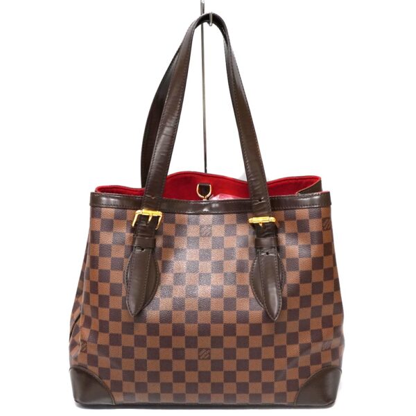 22 6776 2 Louis Vuitton Hampstead MM Damier Ebene Canvas Brown