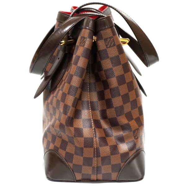 22 6776 3 Louis Vuitton Hampstead MM Damier Ebene Canvas Brown