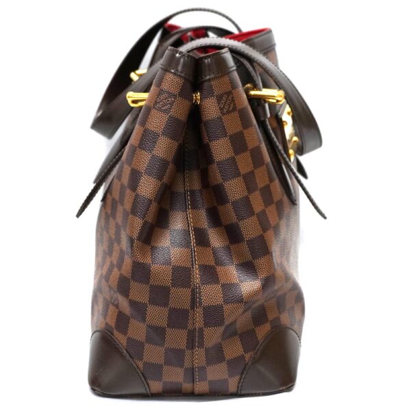 22 6776 4 Louis Vuitton Hampstead MM Damier Ebene Canvas Brown