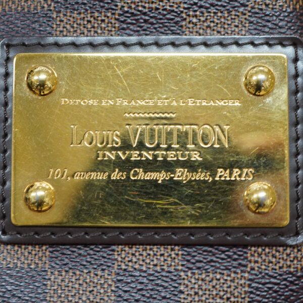 22 6776 7 Louis Vuitton Hampstead MM Damier Ebene Canvas Brown