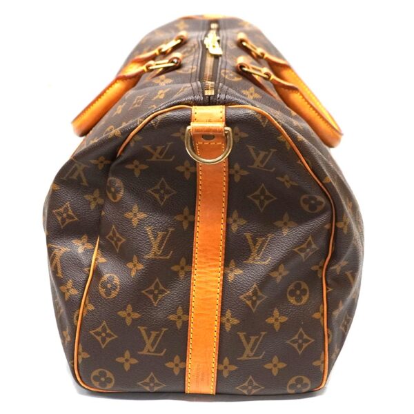 22 6820 3 Louis Vuitton Keepall Bandouliere 45 Travel Bag Monogram Canvas Brown