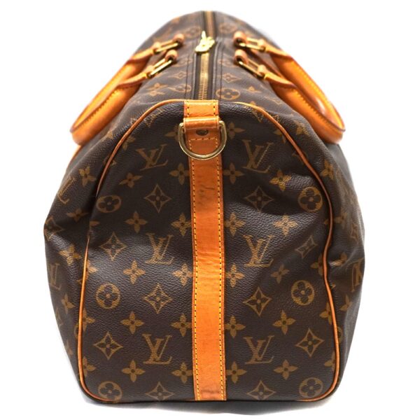 22 6820 4 Louis Vuitton Keepall Bandouliere 45 Travel Bag Monogram Canvas Brown