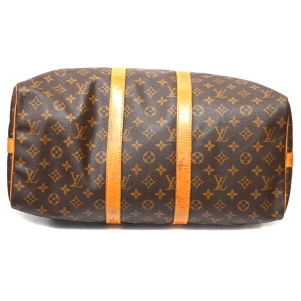 22 6820 5 Louis Vuitton Keepall Bandouliere 45 Travel Bag Monogram Canvas Brown