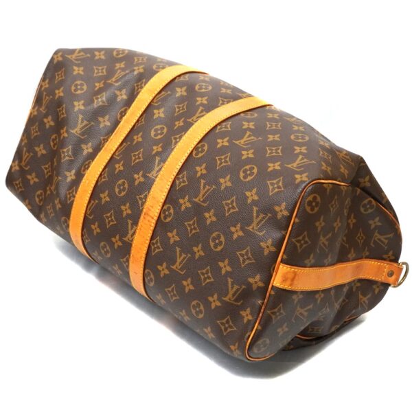 22 6820 6 Louis Vuitton Keepall Bandouliere 45 Travel Bag Monogram Canvas Brown