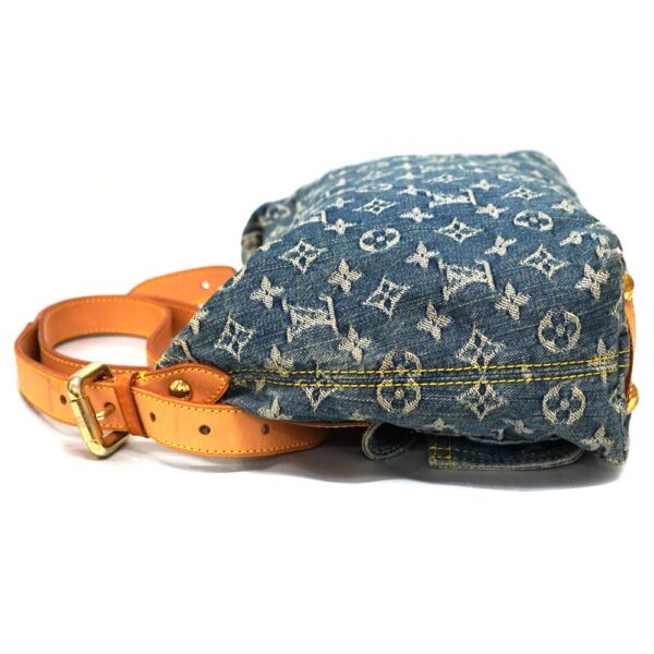 22 6822 5 Louis Vuitton Baggy PM Shoulder Bag Monogram Denim