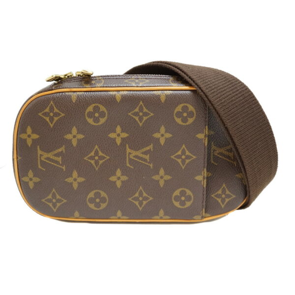 22 6896 Louis Vuitton Pochette Ganju Waist Bag Monogram Brown